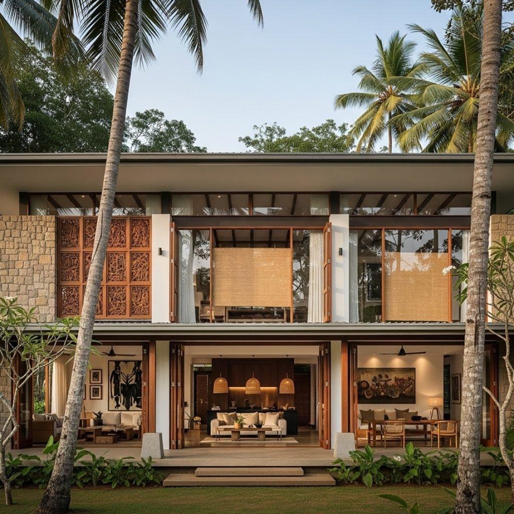 Modern Tropical Residence - Rightspace House Space Sri Lanka